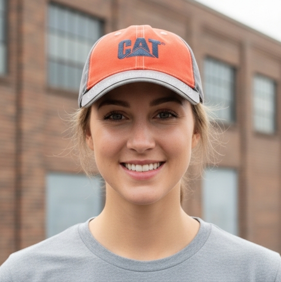 CAT Brand Mens Cap orange - Picture 8 of 8